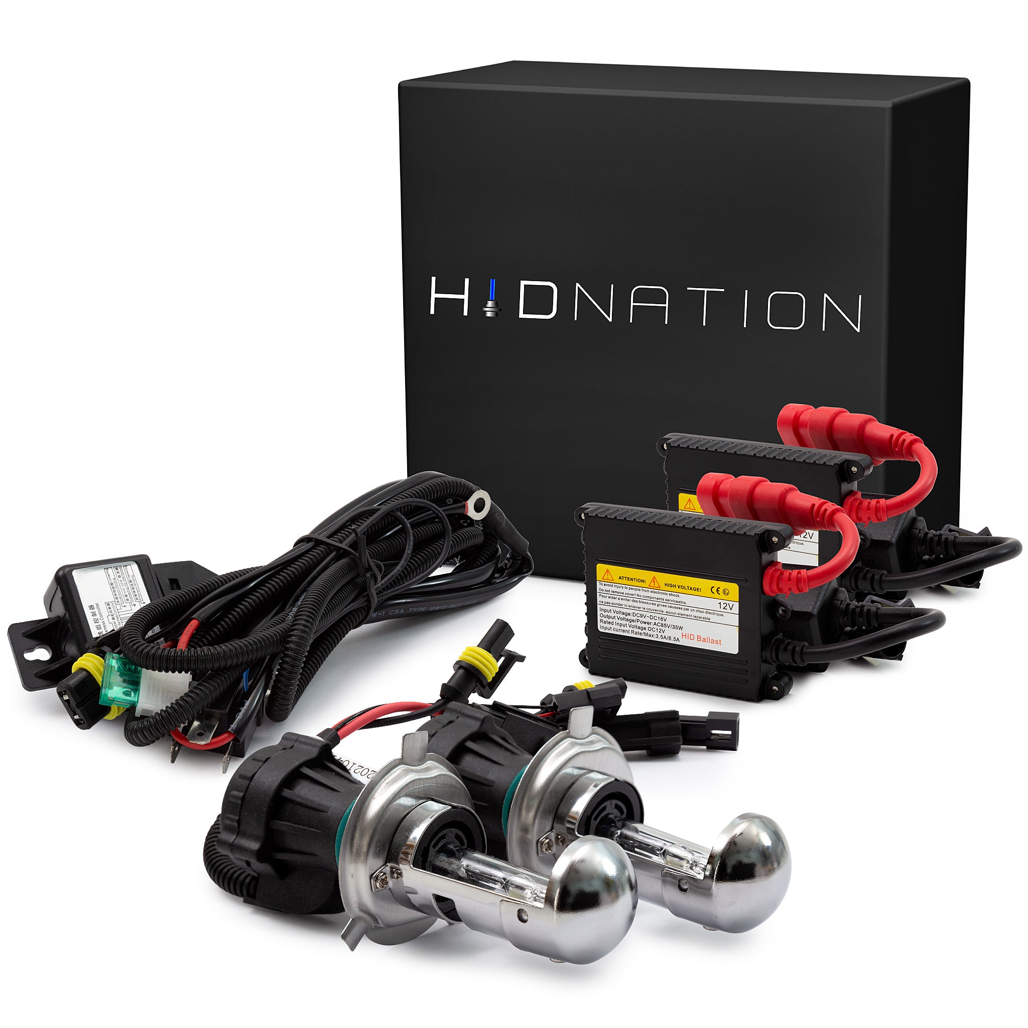 Buy H4 / H4-60-55W / H4-45W / 9003 / 9003LL HID Conversion Kits – HID Nation